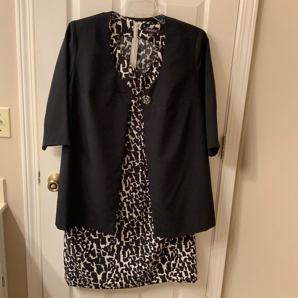 Animal print Dress with jacket